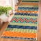 World Rug Gallery Modern Bohemian Indoor/Outdoor Runner Rug 2'x7' Multi Runner Rug 5559MULTI2X7 - alternate 5